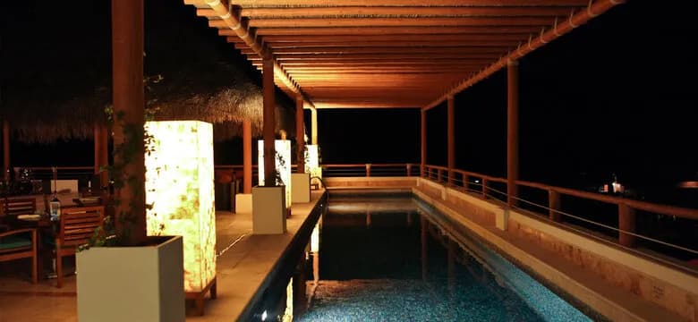 Pool at night