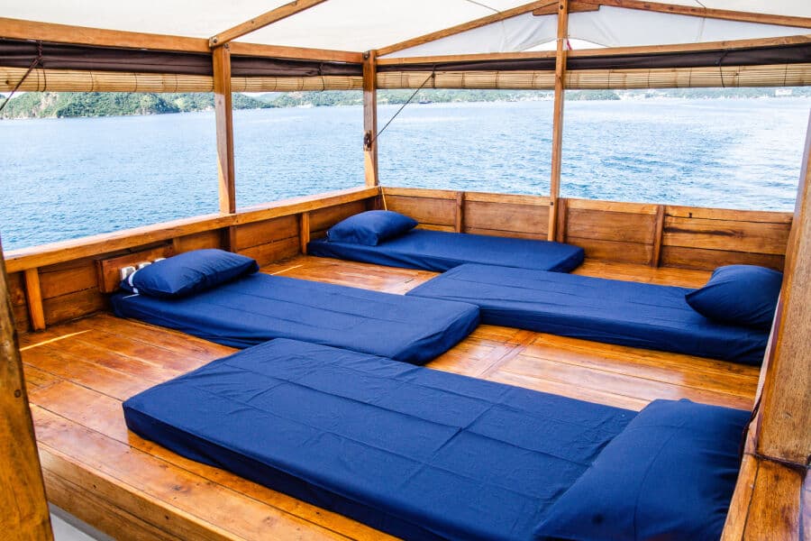 Sleeping on deck (4 mattresses) Upper Deck - image