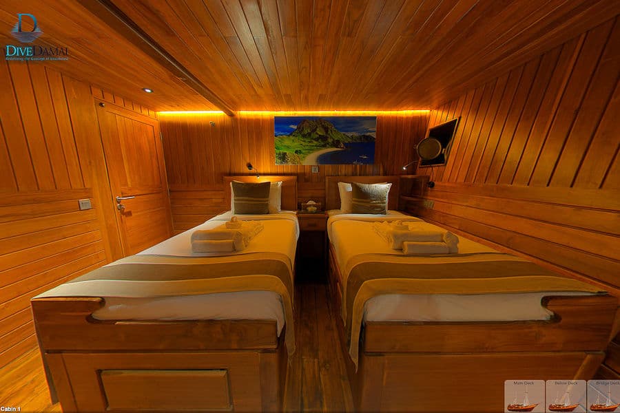 Deluxe twin/double Lower Deck - image Deluxe twin/double Lower Deck - image